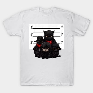 Usual Suspects Family Cats T-Shirt